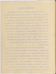 The Cradle of Liberty. Typescript with pencil sketches with holograph inscriptions and explanations.