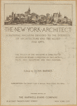 Title page of The New York Architect