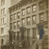 Brownstones with ground floor shops (Killarney Lunch, Gennaro's Laundry), Art Color Building; 