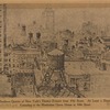 The roof tops and water tanks of the southern quarter of New York's theater district from 43d Street