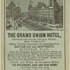 The Grand Union Hotel, opposite The Grand Central Depot, New York City