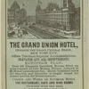 The Grand Union Hotel, opposite The Grand Central Depot, New York City