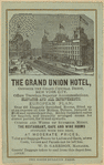 The Grand Union Hotel, opposite The Grand Central Depot, New York City