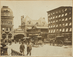 Grand Central Terminal (original); horse drawn cabs; El Station; Grand Union Hotel