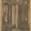 An alcove of the bedroom now on view at the museum