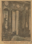 An alcove of the bedroom now on view at the museum