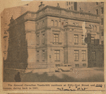 The General Cornelius Vanderbuilt residence at Fifty-first Street and Fifth Avenue, dating back to 1881