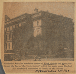 Vanderbilt house at northeast corner of Fifth Avenue and Fifty-first Street, the last of the "twin houses" which for many years blocked the northward movement of trade on the avenue