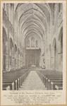 Interior of St. Thomas' church, New York