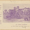 St. Luke's Hospital at 54th street and Fifth avenue in 1858