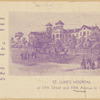 St. Luke's Hospital at 54th street and Fifth avenue in 1858