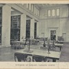 Interior of library, looking north