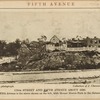 118th street and Fifth avenue about 1880. FIfth avenue is the street shown on the left, with Mount Morris Park in the distance