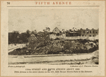 118th street and Fifth avenue about 1880. FIfth avenue is the street shown on the left, with Mount Morris Park in the distance