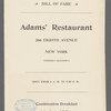 Adam's Restaurant