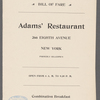 Adam's Restaurant