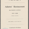 Adam's Restaurant