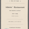 Adam's Restaurant