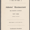 Adam's Restaurant