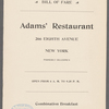 Adam's Restaurant