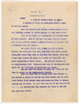 Annotated mimeograph typescript for Pioneer Days