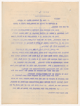 Annotated mimeograph typescript for Pioneer Days