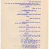 Annotated mimeograph typescript for Pioneer Days