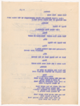 Annotated mimeograph typescript for Pioneer Days