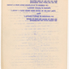 Annotated mimeograph typescript for Pioneer Days