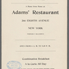 Adam's Restaurant