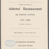 Adam's Restaurant