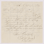 Bernard, C. B., ALS to HDT. Oct. 26, 1854.