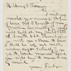 Warner, R., ALS to HDT. Apr. 10, 1858.