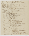 Cock-crowing. Holograph poem. Unsigned and undated.