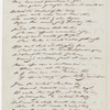 The Fall of the Leaf. Holograph poem. Unsigned and undated. Mutilated.