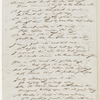 The Fall of the Leaf. Holograph poem. Unsigned and undated. Mutilated.