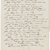 The Fall of the Leaf. Holograph poem. Unsigned and undated. Mutilated.