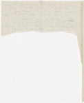 The Fall of the Leaf. Holograph poem. Unsigned and undated. Mutilated.