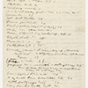 [Notes of birds, insects, etc.]. Holograph notes, unsigned, observed March 1859.