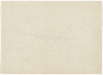 Walden Pond. A reduced plan. 1846. Original pencil map.