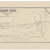 Walden Pond. A reduced plan. 1846. Original pencil map.