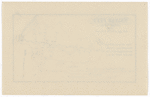 Walden Pond. A reduced plan. 1846. Original pencil map.