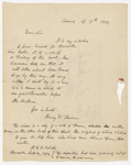 Blake, Harrison G. O., Copy of letter to, in the hand of the recipient. Apr. 17, 1849.