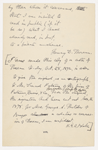 Blake, Harrison G. O., Copy of letter to, in the hand of the recipient. Feb. 6, 1857.