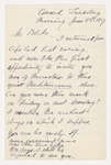 Blake, Harrison G. O., Copy of letter to, in the hand of the recipient. Jun. 23, 1857.