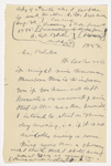 Blake, Harrison G. O., Copy of letter to, in the hand of the recipient. Jun. 1, 1858. Previously: Jun. 14, 1858.