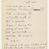 Blake, Harrison G. O., Copy of letter to, in the hand of the recipient. Feb. 7, 1859.