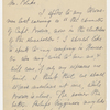 Blake, Harrison G. O., Copy of letter to, in the hand of the recipient. Oct. 31, [1859].