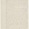 [Williams, Isaiah], Copy of letter to, in hand of Elizabeth Hoar. Sep. 8, 1841.
