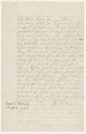 Williams, [Isaiah], Copy of letter to, in hand of Elizabeth Hoar. Mar. 14, 1842.
